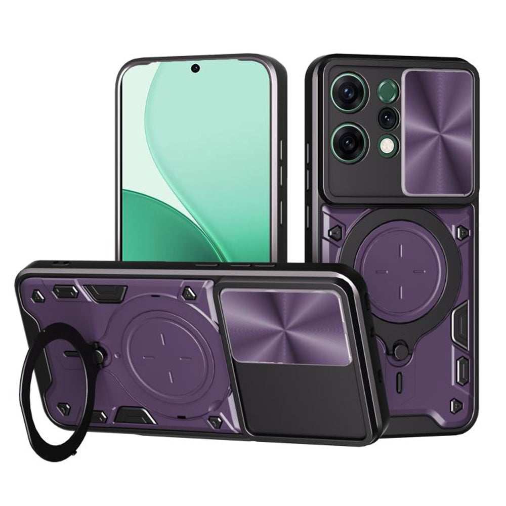 Husa pentru Oppo Reno14, Techsuit, CamGuard Pro, Mov