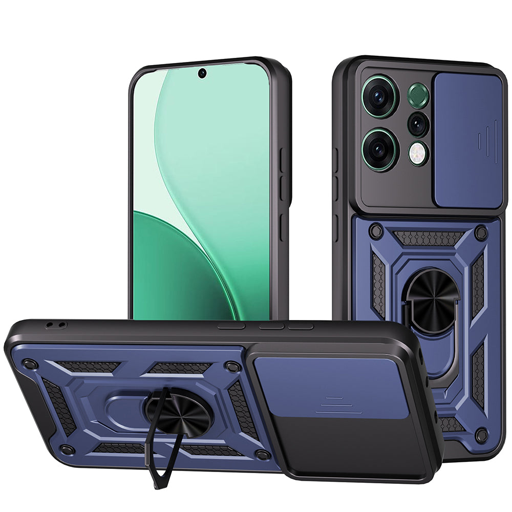 Husa pentru Oppo Reno14, Techsuit, CamShield, Albastra