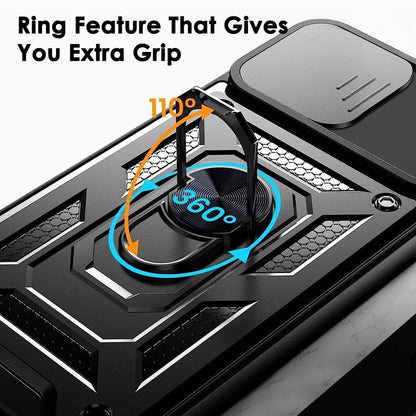 Husa pentru Oppo Reno14, Techsuit, CamShield, Albastra