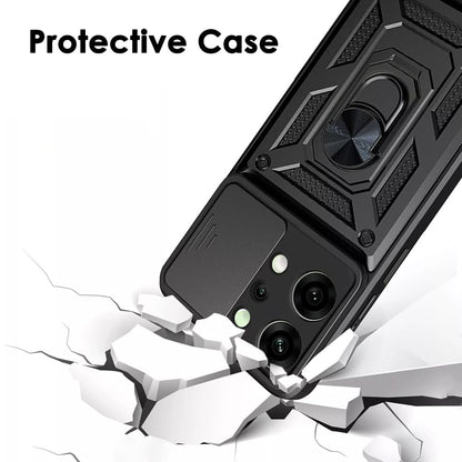 Husa pentru Oppo Reno14, Techsuit, CamShield, Neagra