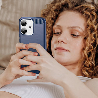 Husa pentru Oppo Reno14, Techsuit, Carbon, Albastra
