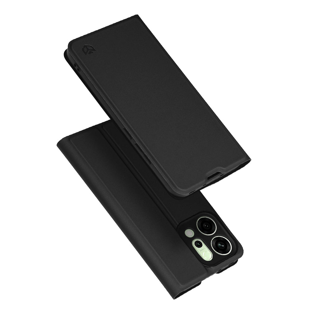 Husa pentru Oppo Reno14, Techsuit, Magskin Book, Neagra