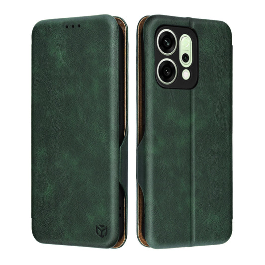 Husa pentru Oppo Reno14, Techsuit, Safe Wallet Plus, Verde