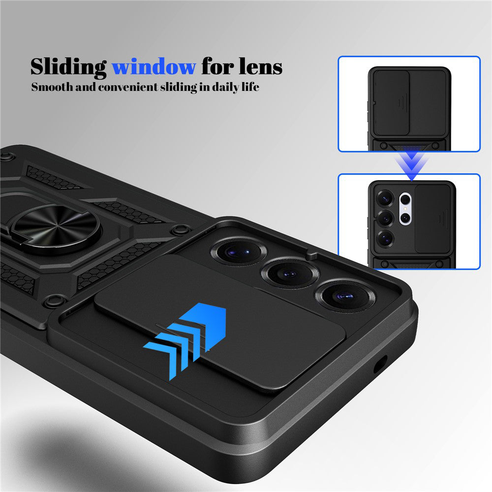 Husa pentru Oppo Reno15 FS / Reno15 F, Techsuit, CamShield, Albastra