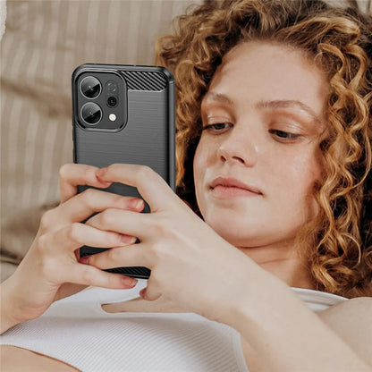 Husa pentru Oppo Reno15 FS / Reno15 F, Techsuit, Carbon, Neagra