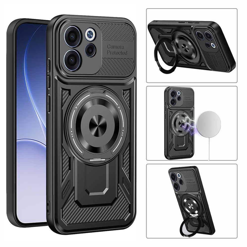 Husa pentru Oppo Reno15 FS / Reno15 F, Techsuit, RuggedCam, Mov