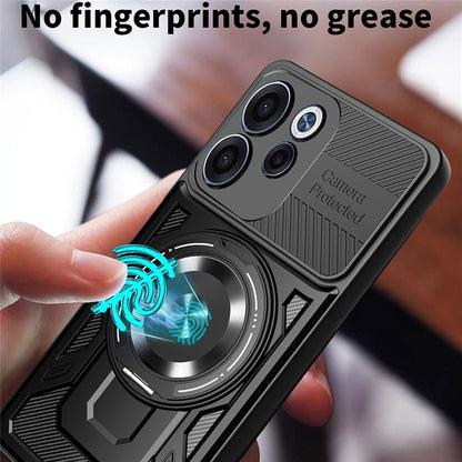 Husa pentru Oppo Reno15 FS / Reno15 F, Techsuit, RuggedCam, Mov
