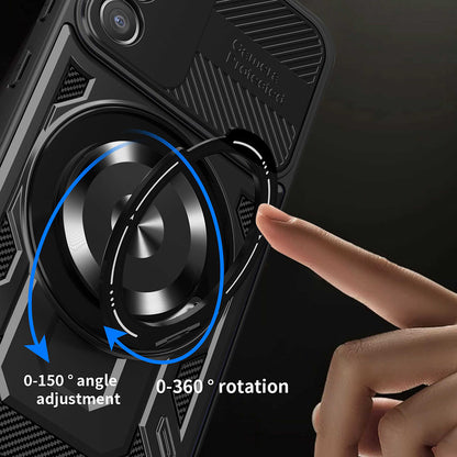 Husa pentru Oppo Reno15 FS / Reno15 F, Techsuit, RuggedCam, Neagra