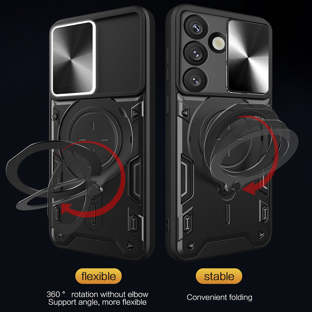 Husa pentru Oppo Reno15 Pro, Techsuit, CamGuard Pro, Neagra