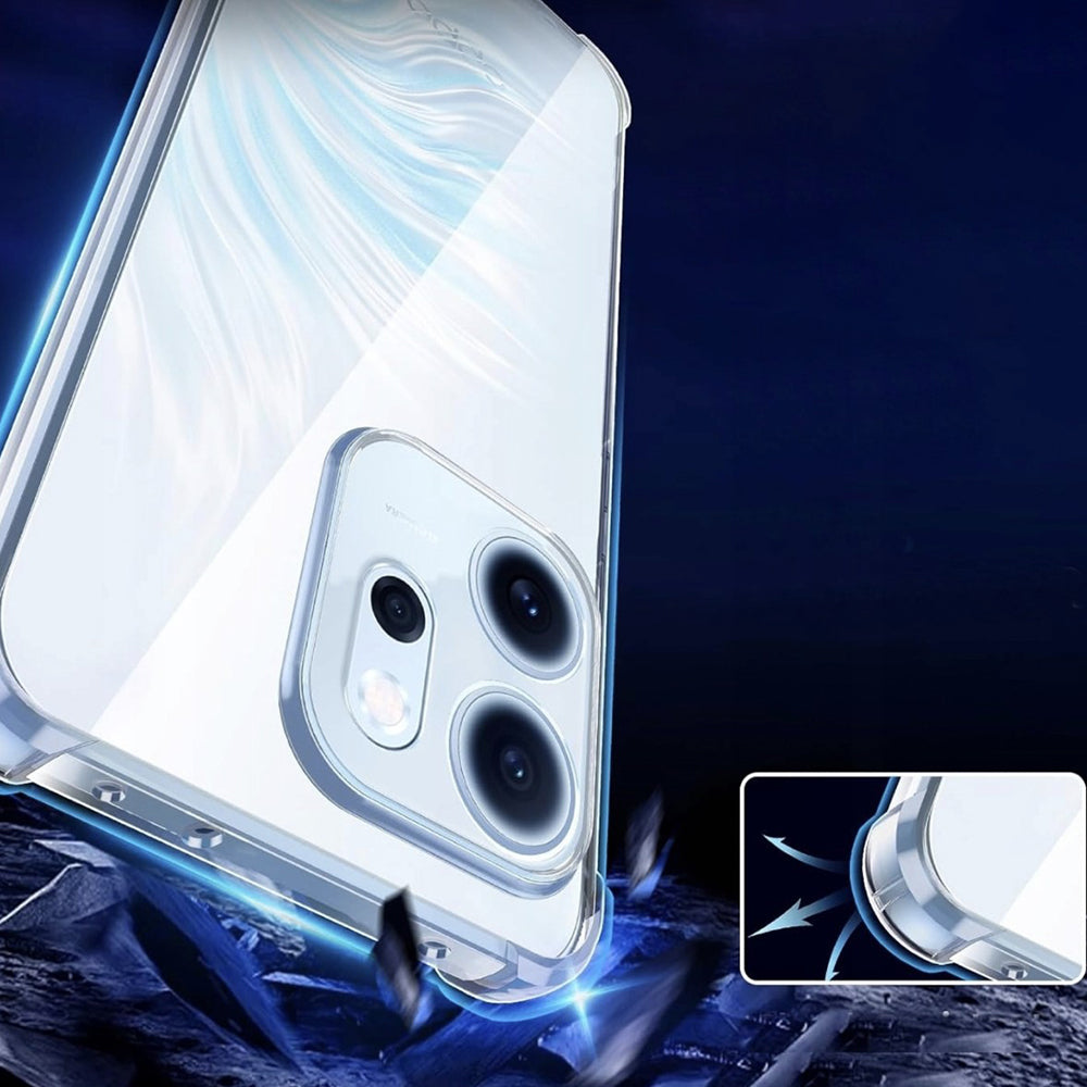 Husa pentru Oppo Reno15 Pro, Techsuit, Shockproof Clear, Transparenta