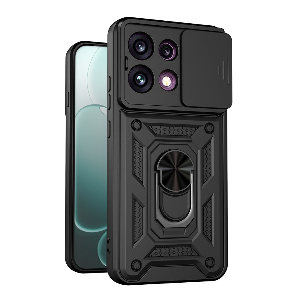 Husa pentru Oppo Reno16 F / Reno16 FS, Techsuit, CamShield, Neagra