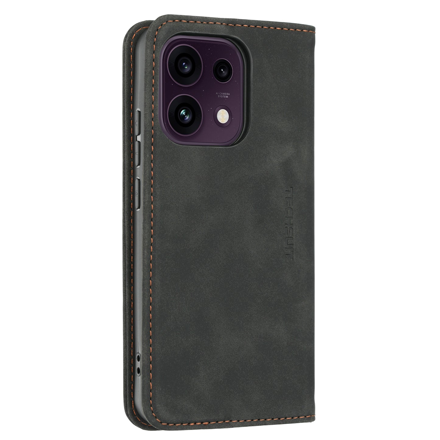 Husa pentru Oppo Reno16 F / Reno16 FS, Techsuit, Confy, Neagra