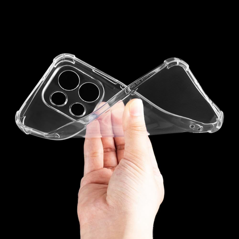 Husa pentru Oppo Reno16 F / Reno16 FS, Techsuit, Shockproof Clear, Transparenta