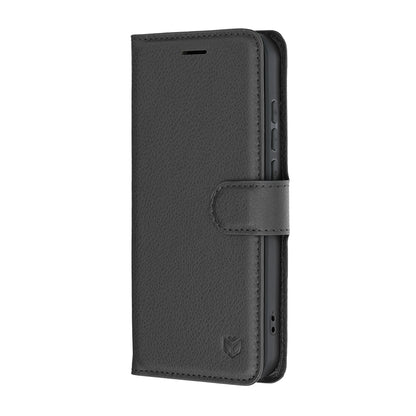 Husa pentru Oppo Reno16 Pro, Techsuit, Leather Folio, Neagra