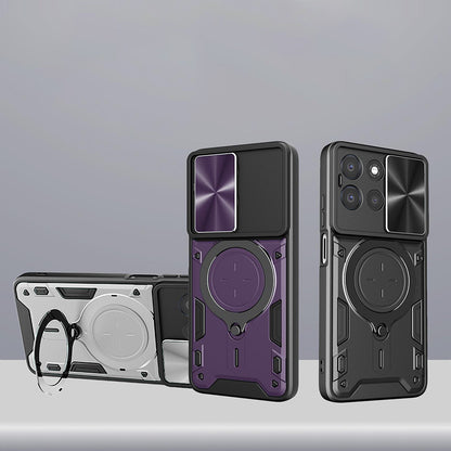 Husa pentru Oppo Reno16 / Reno16 Pro, Techsuit, CamGuard Pro, Albastra