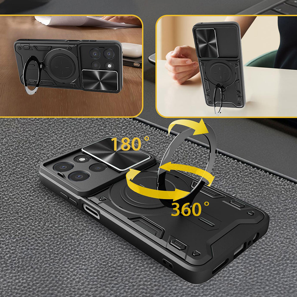 Husa pentru Oppo Reno16 / Reno16 Pro, Techsuit, CamGuard Pro, Albastra