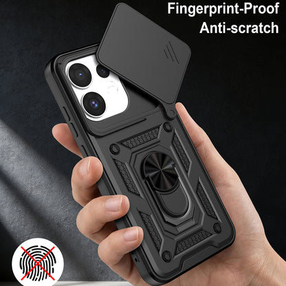 Husa pentru Oppo Reno16 / Reno16 Pro, Techsuit, CamShield, Neagra