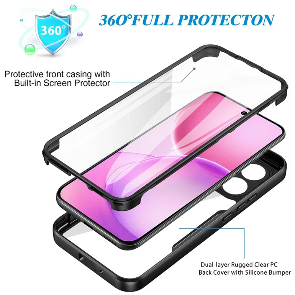 Husa pentru Oppo Reno16 / Reno16 Pro, Techsuit, ColorVerse 360, Albastra