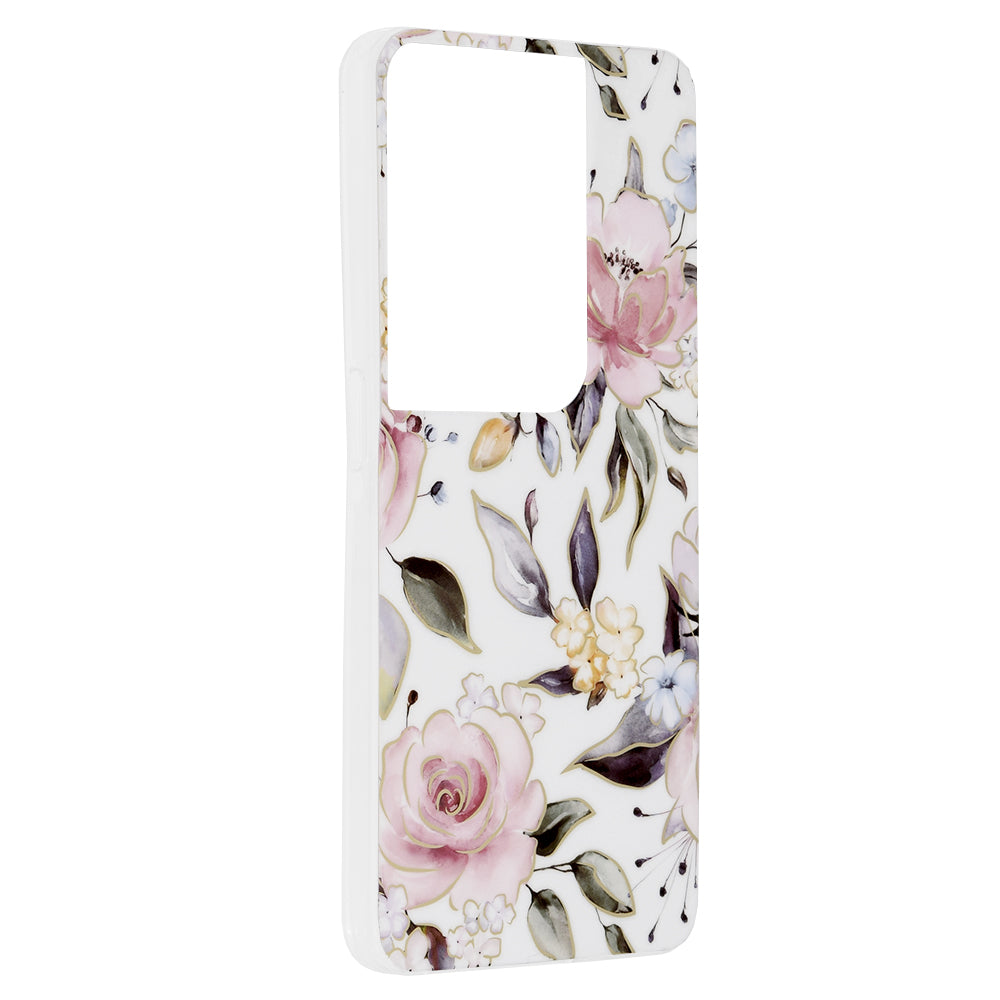 Husa pentru Oppo Reno8 Pro, Techsuit, Marble, Alba
