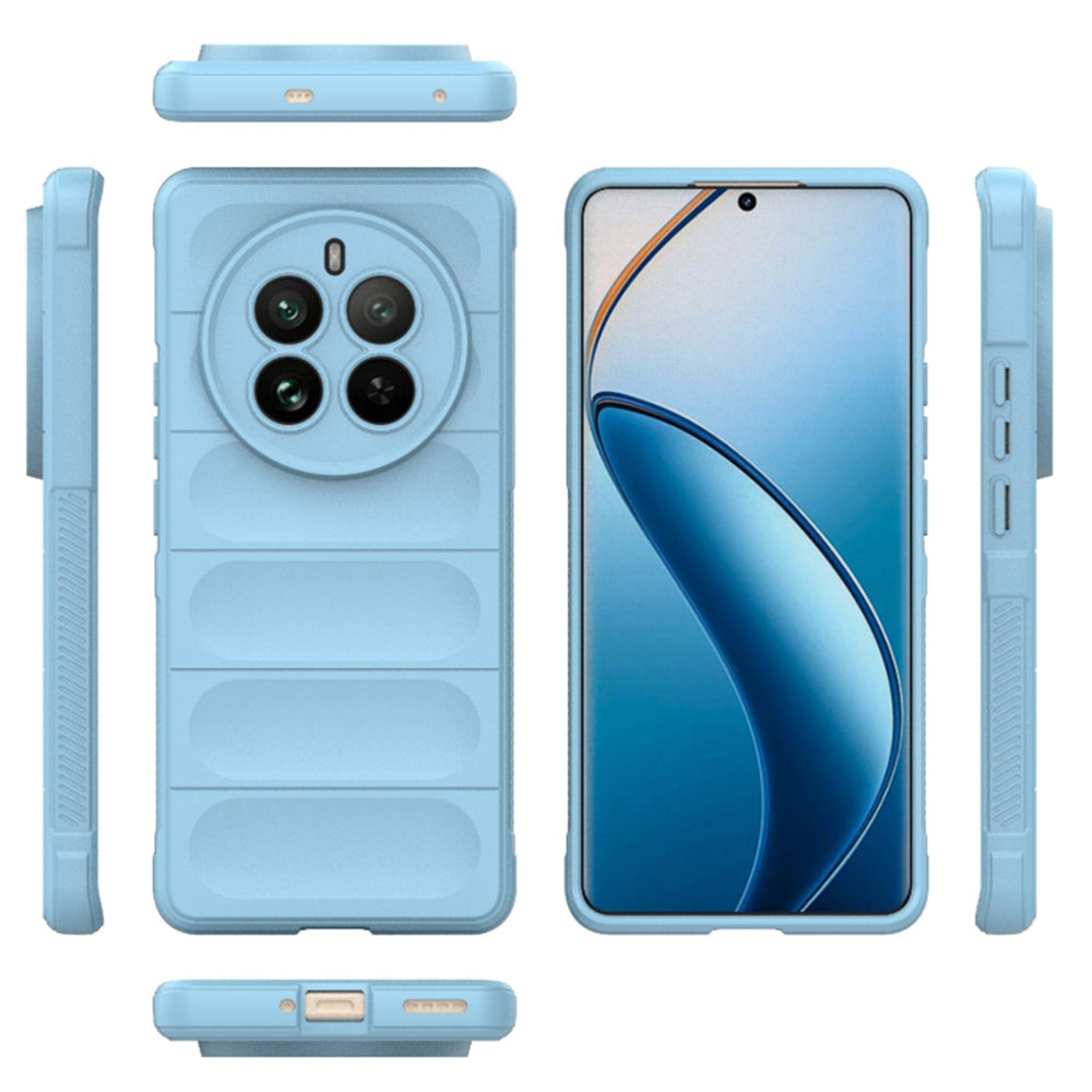 Husa pentru Realme 12 Pro / 12 Pro+, Techsuit, Magic Shield, Bleu