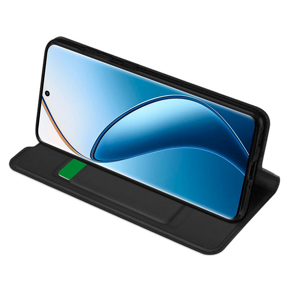 Husa pentru Realme 12 Pro / 12 Pro+, Techsuit, Magskin Book, Neagra