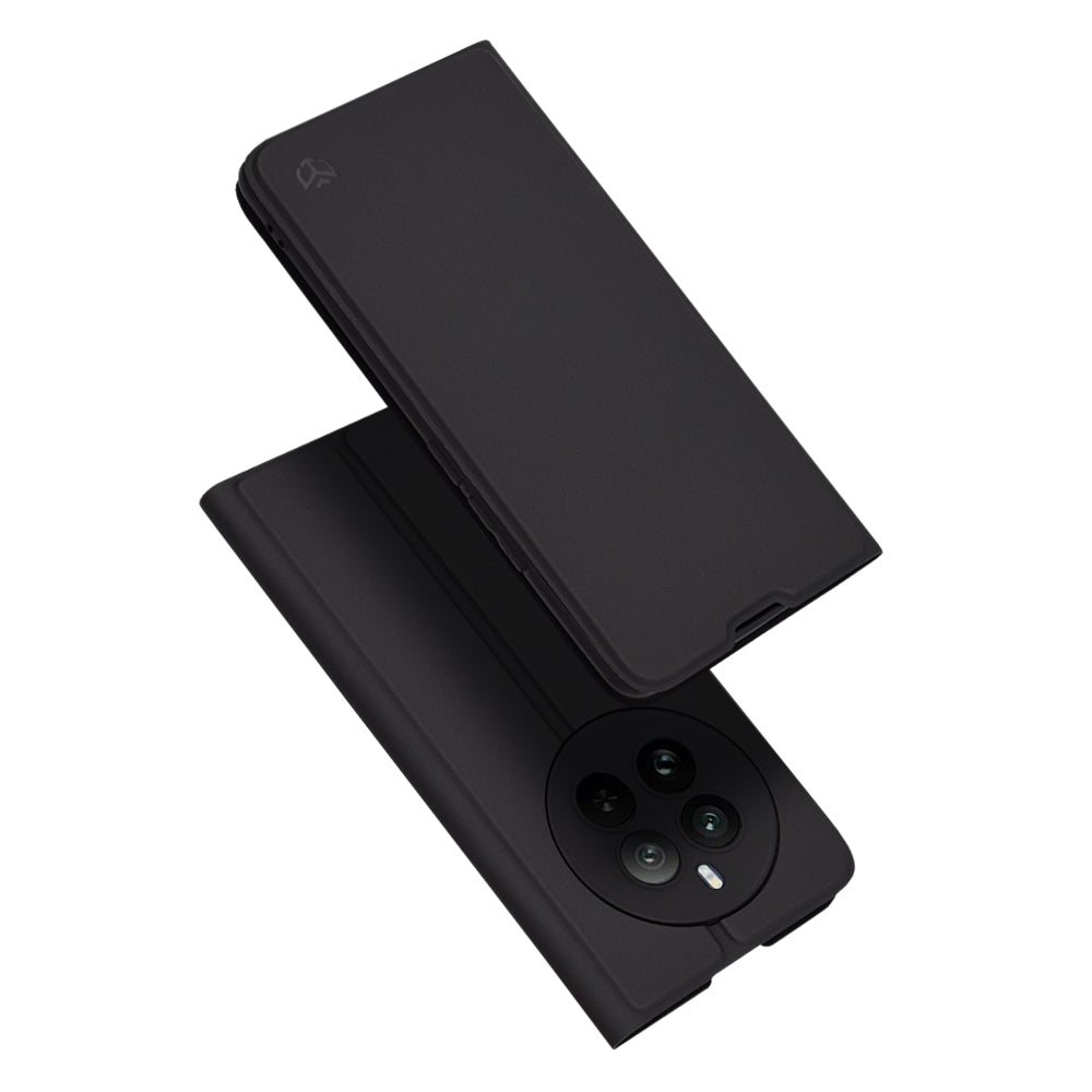 Husa pentru Realme 12 Pro / 12 Pro+, Techsuit, Magskin Book, Neagra
