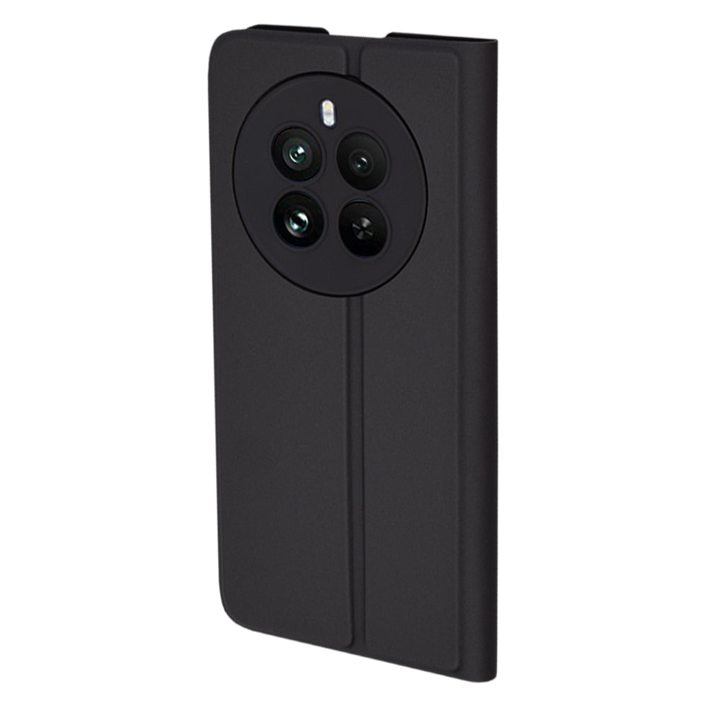 Husa pentru Realme 12 Pro / 12 Pro+, Techsuit, Magskin Book, Neagra