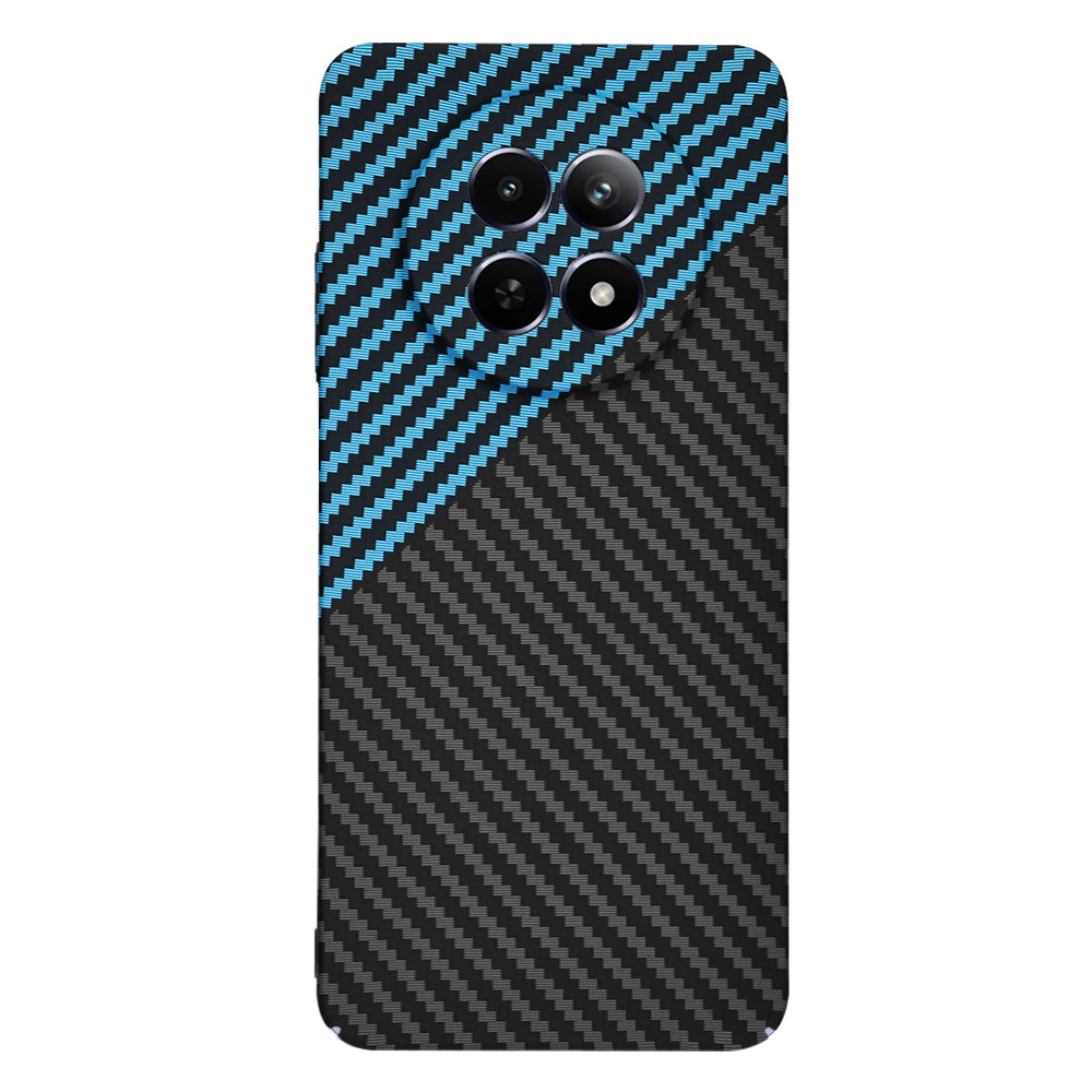 Husa pentru Realme 12x / 12, Techsuit, Carbonite FiberShell, Neagra Bleu