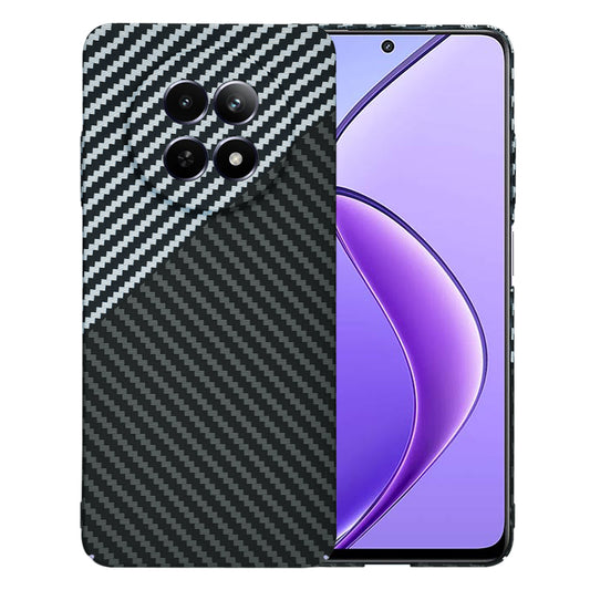 Husa pentru Realme 12x / 12, Techsuit, Carbonite FiberShell, Neagra Gri