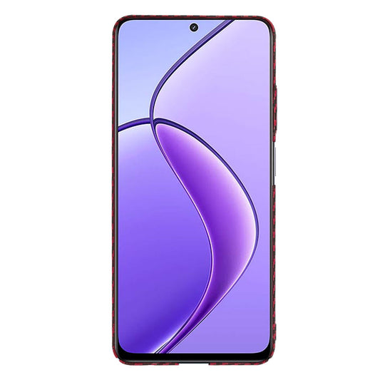 Husa pentru Realme 12x / 12, Techsuit, Carbonite FiberShell, Rosie