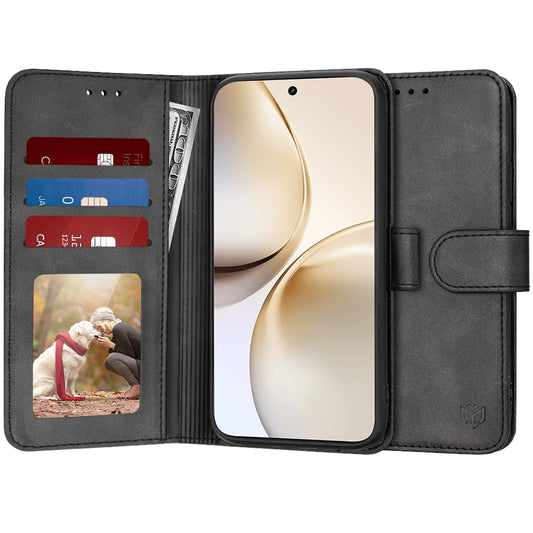 Husa pentru Realme 14 Pro+, Techsuit, Diary Book, Neagra
