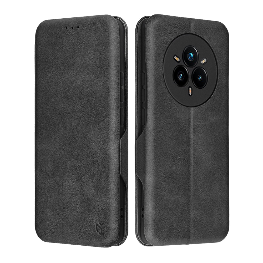 Husa pentru Realme 14 Pro+, Techsuit, Safe Wallet Plus, Neagra