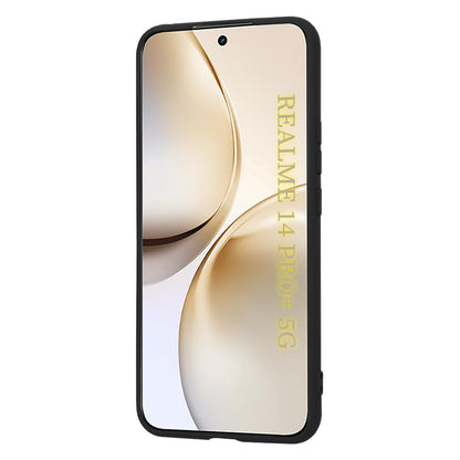 Husa pentru Realme 14 Pro+, Techsuit, SoftFlex, Neagra