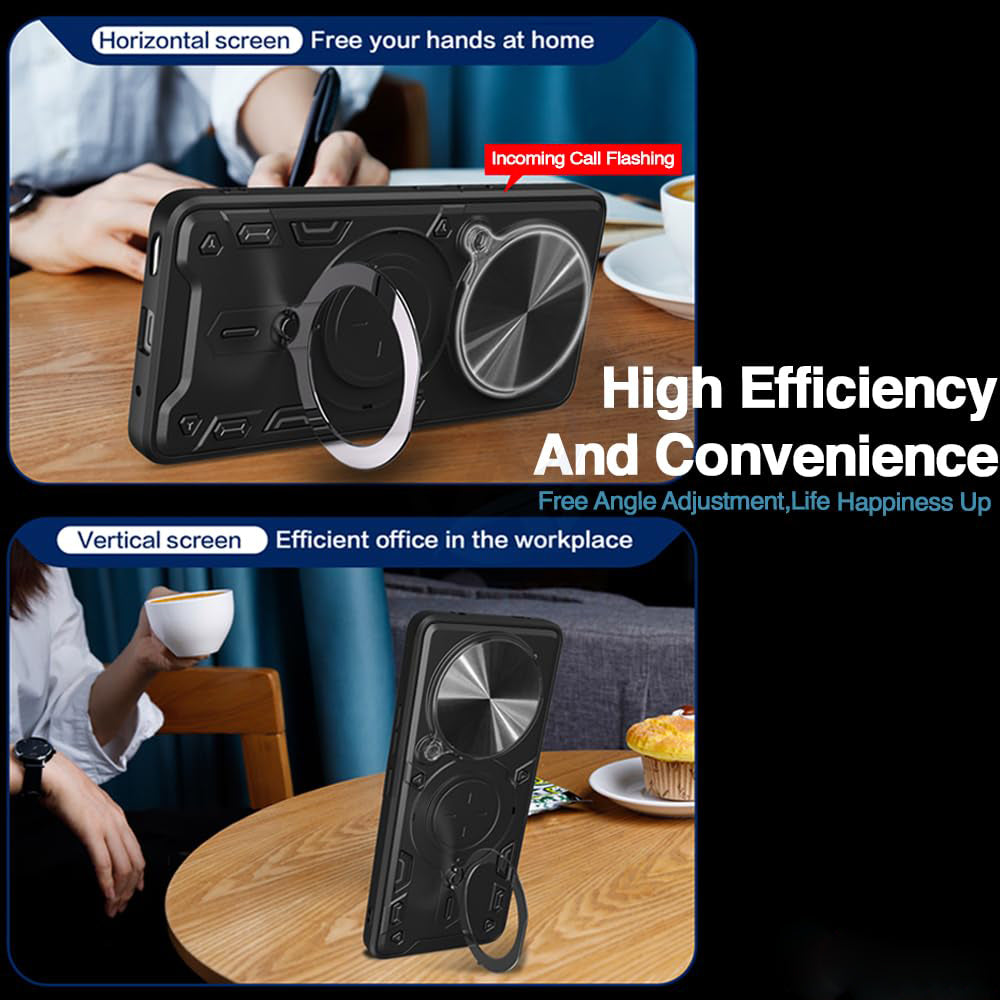 Husa pentru Realme 14 Pro, Techsuit, CamGuard Pro, Neagra
