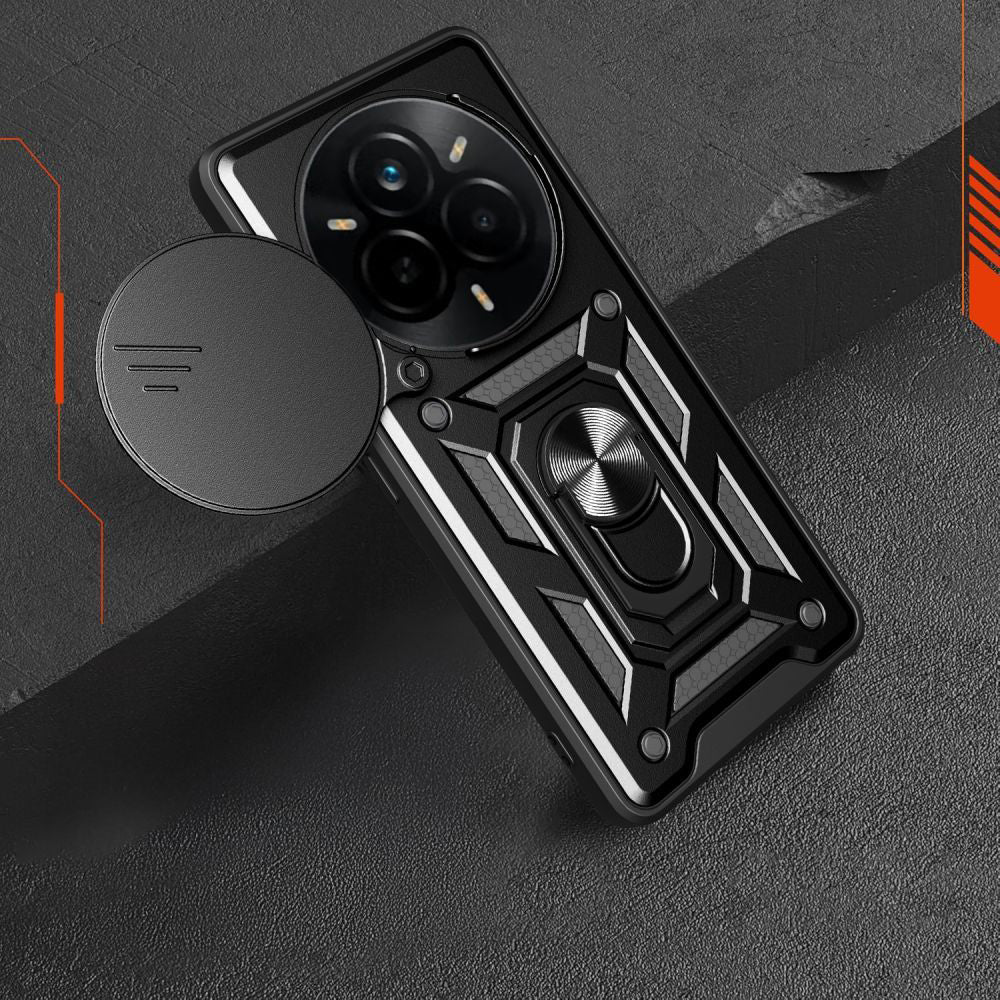 Husa pentru Realme 14 Pro, Techsuit, CamShield, Neagra