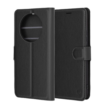 Husa pentru Realme 14 Pro, Techsuit, Leather Folio, Neagra