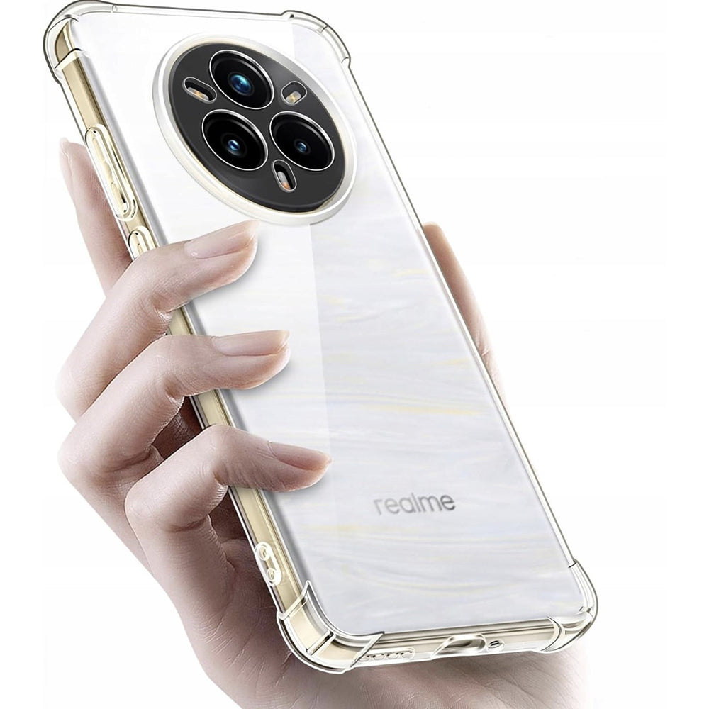 Husa pentru Realme 14 Pro, Techsuit, Shockproof Clear, Transparenta