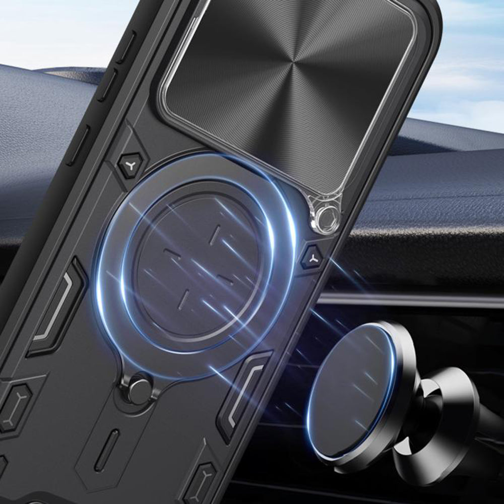 Husa pentru Realme 16 Pro+, Techsuit, CamGuard Pro, Neagra