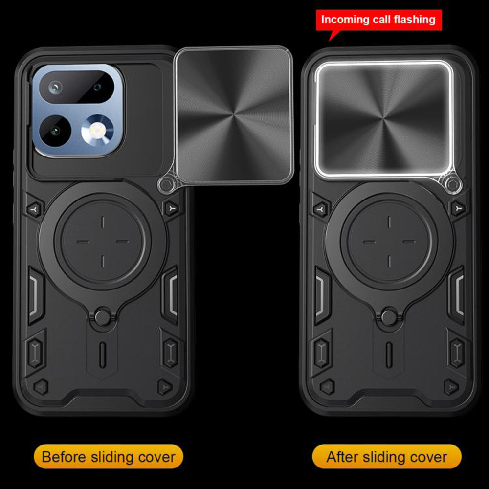Husa pentru Realme 16 Pro+, Techsuit, CamGuard Pro, Neagra
