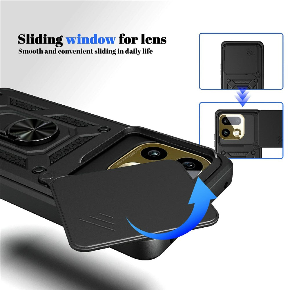 Husa pentru Realme 16 Pro+, Techsuit, CamShield, Neagra