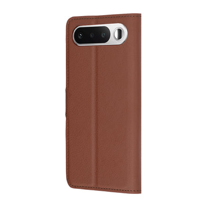 Husa pentru Realme 16, Techsuit, Leather Folio, Maro