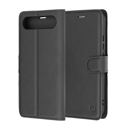 Husa pentru Realme 16, Techsuit, Leather Folio, Neagra
