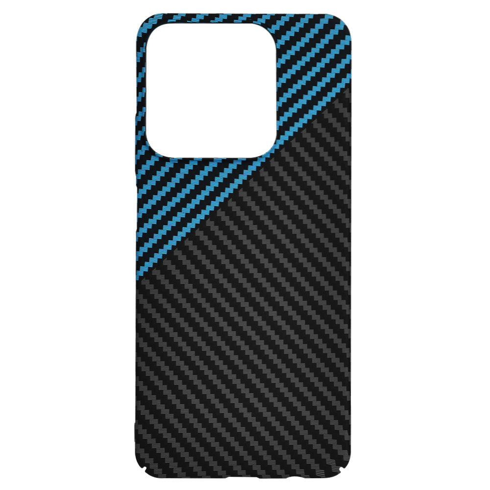 Husa pentru Realme C63 / C61, Techsuit, Carbonite FiberShell, Neagra Bleu