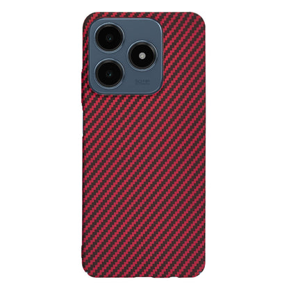 Husa pentru Realme C63 / C61, Techsuit, Carbonite FiberShell, Rosie