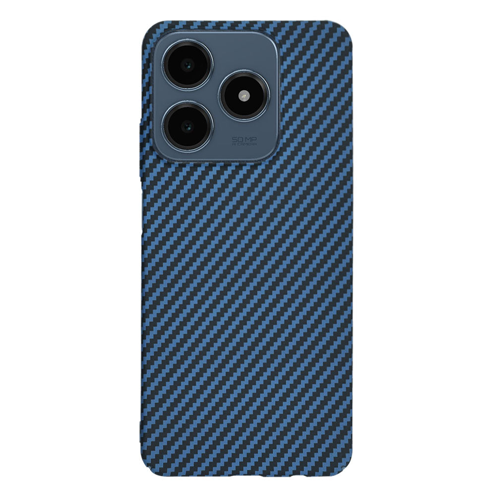 Husa pentru Realme C63 / C61, Techsuit, Carbonite FiberShell, Turcoaz