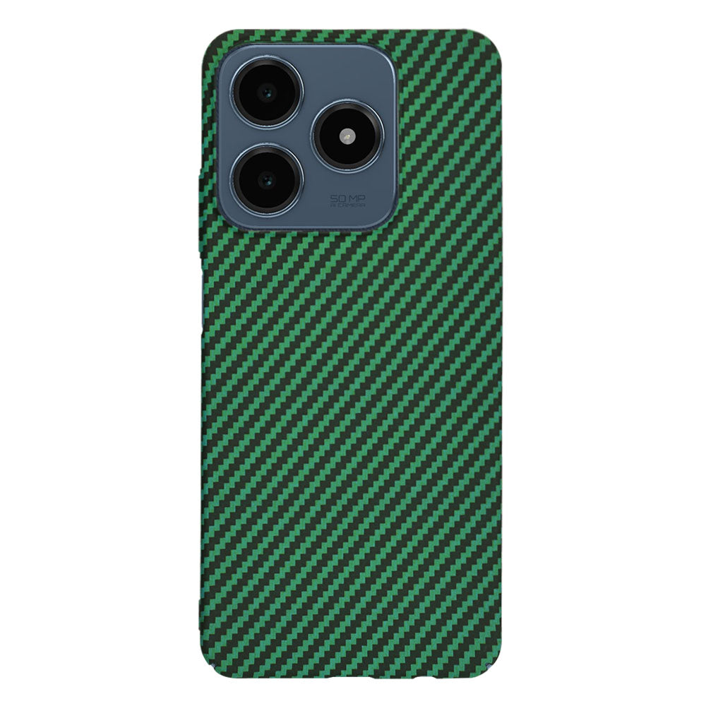 Husa pentru Realme C63 / C61, Techsuit, Carbonite FiberShell, Verde