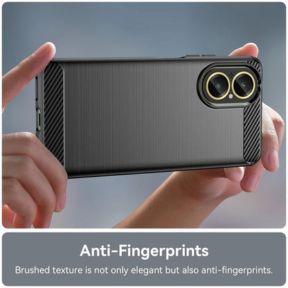 Husa pentru Realme C67 4G, Techsuit, Carbon, Neagra