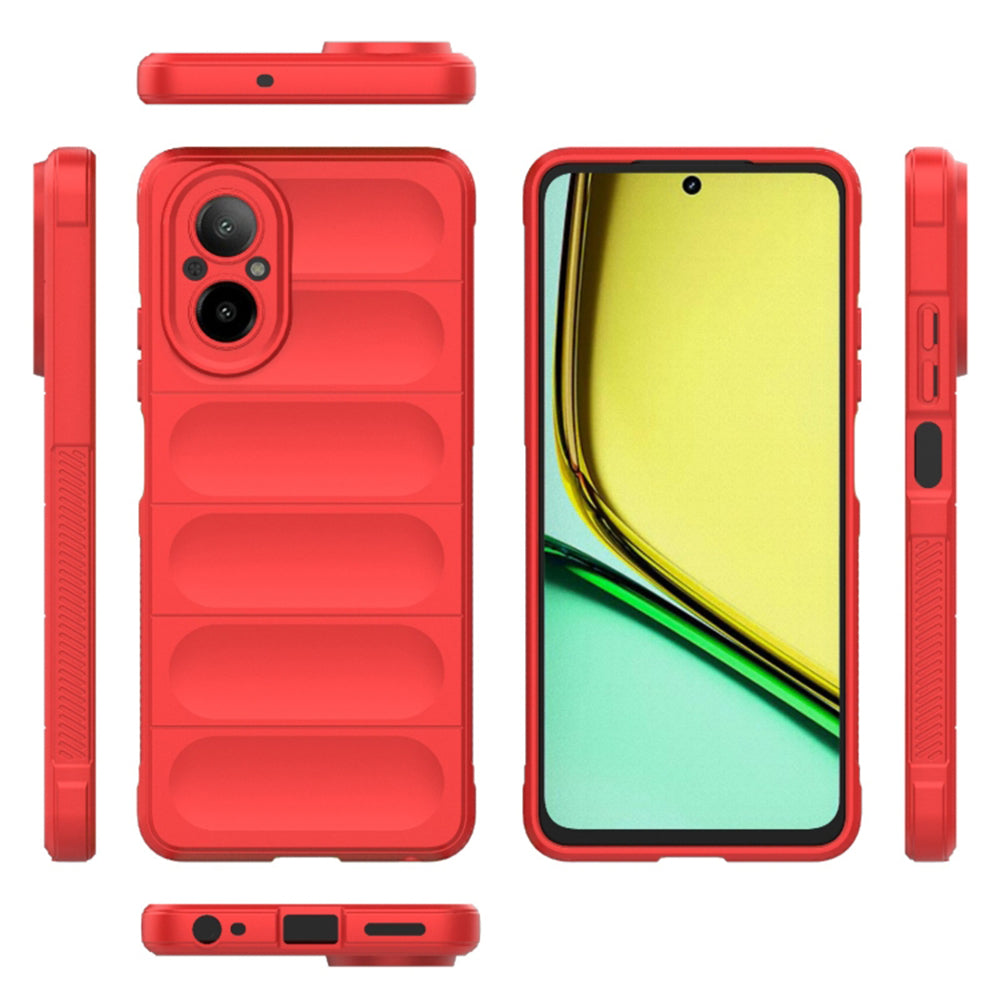 Husa pentru Realme C67 4G, Techsuit, Magic Shield, Rosie