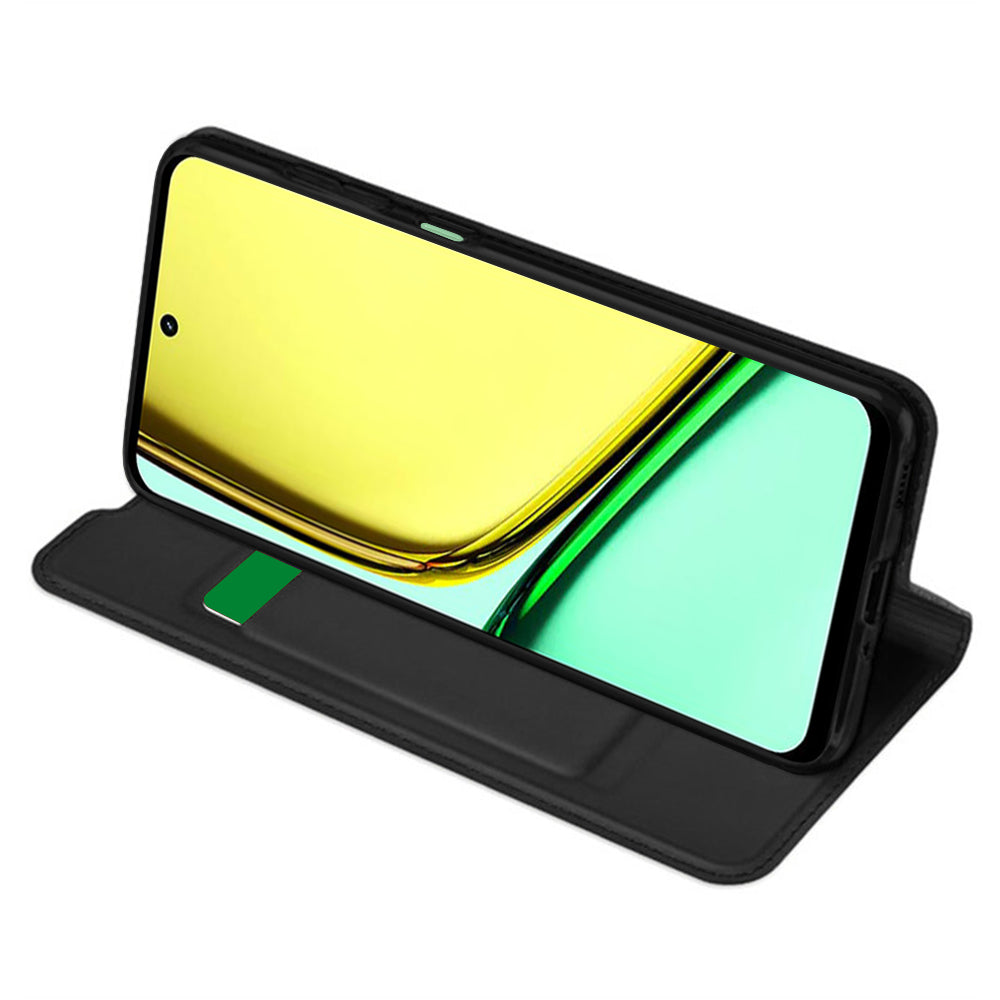 Husa pentru Realme C67 4G, Techsuit, Magskin Book, Neagra