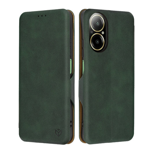 Husa pentru Realme C67 4G, Techsuit, Safe Wallet Plus, Verde